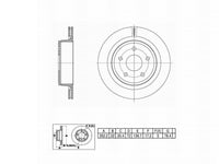New Genuine Mopar Rotor Brake OE 2AMV9968AC