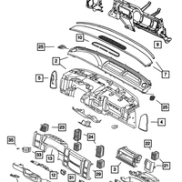 New Genuine Mopar Handle Parking Brake OE 1CM30ZJ8AA