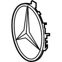 New Genuine Mercedes-Benz Emblem Base Plate (2006-2020) OE 1648880411