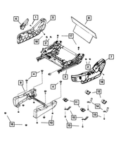 New Genuine Mopar Shield Passenger Outboard OE 1JB26DX9AA