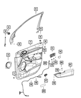New Genuine Mopar Cover Screw 2015-2023 OE 1SW16DX9AB