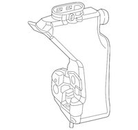 New Genuine Mercedes-Benz Windshield Washer Reservoir (2015-2026) OE 2058690020