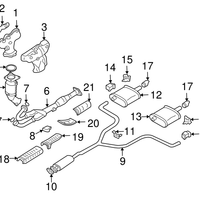 New Genuine Nissan Gasket - Exhaust 206918J100 / 20691-8J100 OEM