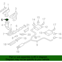 New Genuine Nissan Gasket - Exhaust 206918J100 / 20691-8J100 OEM