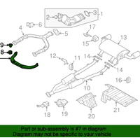 New Genuine Nissan / Infiniti Bracket-Exhaust Mounting 20722AF400 OEM