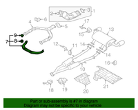 New Genuine Nissan / Infiniti Bracket-Exhaust Mounting 20722AF400 OEM