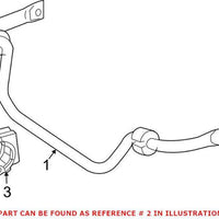 New Genuine Mercedes FR Right Stabilizer Bar Bushing Bracket Mount OE 2113230640