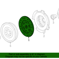New Genuine BMW Clutch Plate (1999-2004) OE 21217524970