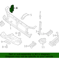 New Genuine Nissan Duct - Air Intake, Rh 21468ZP50A / 21468-ZP50A OEM