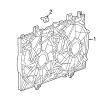 New Genuine Nissan Motor & Fan Assy-W/Shroud 214814BA0A / 21481-4BA0A OEM