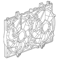 New Genuine Nissan Motor & Fan Assy-W/Shroud 214814BA0A / 21481-4BA0A OEM