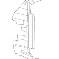 New Genuine Nissan Seal-Radiator,Rh OE 214989KM1A