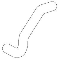 New Genuine Nissan Hose Radiator,Lower 21503EL000 / 21503-EL000 OEM