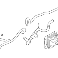 New Genuine Nissan Hose-Oil Cooler,Auto Transmission 216314BA0A OEM