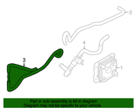 New Genuine Nissan Hose - Auto Transmission Oil Cooler 216324BA1A OEM