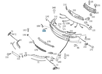 New Genuine Mercedes-Benz Tow Eye Hook Cap Strap 2208850059 OEM