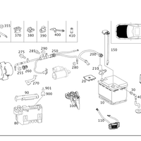 New Genuine Mercedes-Benz Fuse Box Assembly (2007-2009) OE 2215401250