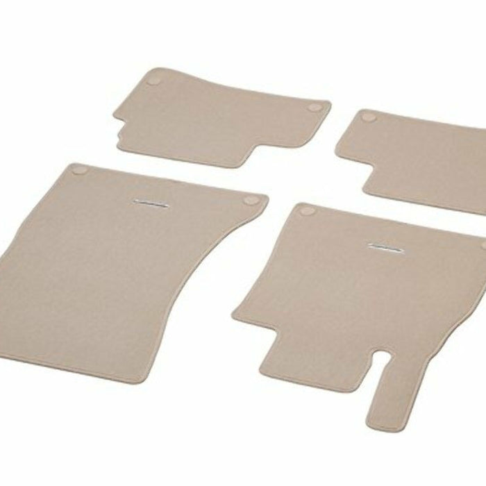 Genuine Mercedes S-Class Floor Mats Carpeted Set Silk Beige Set (2014-2018) OE