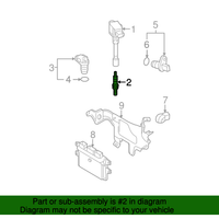New Genuine Nissan Engine Spark Plug (x1) OE 22401ED71B