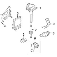 Pack of 10 New Genuine Nissan Engine Spark Plug (2008-2020) OE 22401JK01D