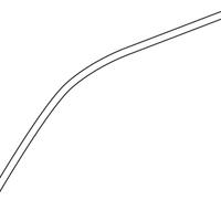 New Genuine Chevy Camaro Roof Drip Molding Right (2010-2015) OE 22903160