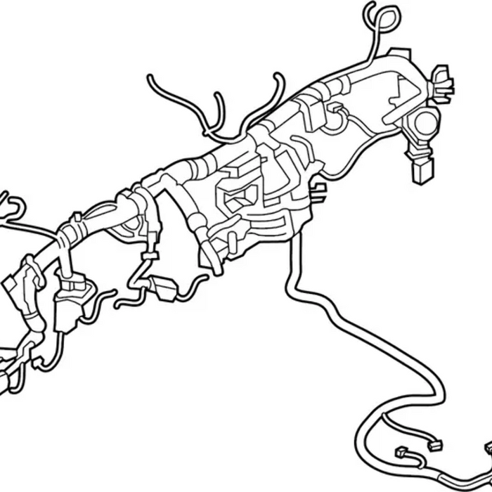 Genuine Nissan Frontier King Cab Main Wiring Harness (2022-2024) OE 240109BU8B