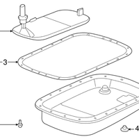 New Genuine BMW Gasket Oil Pan (2004-2015) OE 24117571235