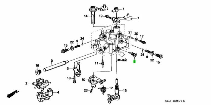 New Genuine Honda Acura Interlock Bolt (1985-2015) OE 24433PH8000