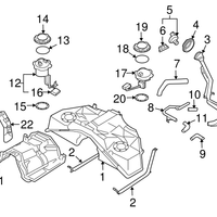 Genuine Nissan Sender Unit - Fuel Gauge OEM 250601EA0B