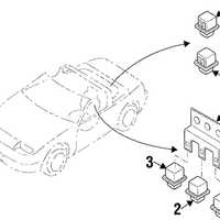 New Genuine Nissan Relay OE 25230C996A