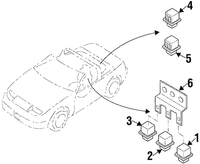 New Genuine Nissan Relay OE 25230C996A
