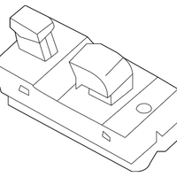 Genuine Nissan Switch Assy-Power Window Main OEM 25401ZN60B