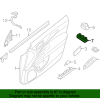 New Genuine Nissan Switch Assy-Power Window,Assist 254113KA1A / 25411-3KA1A OEM