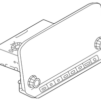 Genuine Nissan Rogue Display Control Radio Touch Screen (2021-2022) 259156RR1B