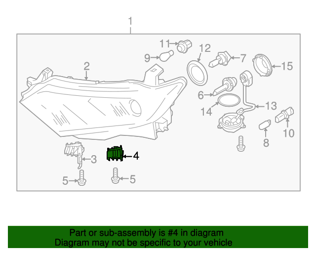 Genuine Nissan Rh Bracket Assy-Head Lamp OEM 260421AA0A
