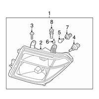New Genuine Nissan Socket Assy 262439B91A / 26243-9B91A OEM