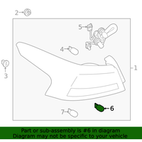 New Genuine Nissan / Infiniti Bulb 2626189949 OEM