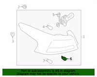 New Genuine Nissan / Infiniti Bulb 2626189949 OEM