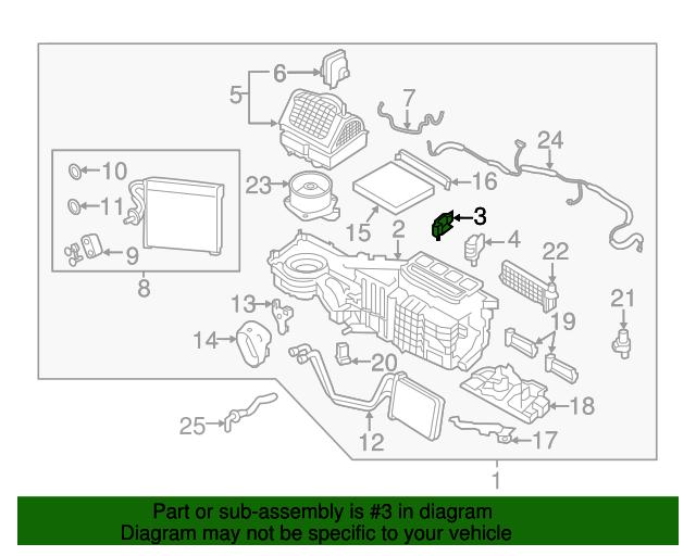 New Genuine Nissan Motor Actr Assy Mode OE 277313SB0A
