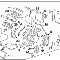 New Genuine Nissan Air Mix Actuator Assy W/Bracket (2002-2020) OE 277328J100