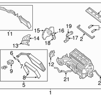 New Genuine Nissan Actuator Assy Air Mix 277421LA0A / 27742-1LA0A OEM