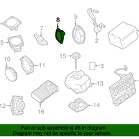 New Genuine Nissan / Infiniti Speaker Unit 281579N20A OEM