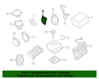 New Genuine Nissan / Infiniti Speaker Unit 281579N20A OEM