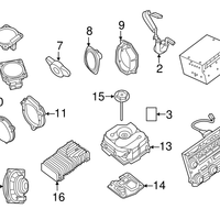 New Genuine Nissan / Infiniti Speaker Unit 281579N20A OEM