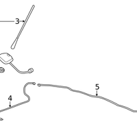 New Genuine Nissan Rod-Antenna 282155RL0A / 28215-5RL0A OEM