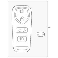 Genuine Nissan Switch Assy Remote OEM 28268ZT04B