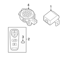 Genuine Nissan Switch Assy Remote OEM 28268ZT04B