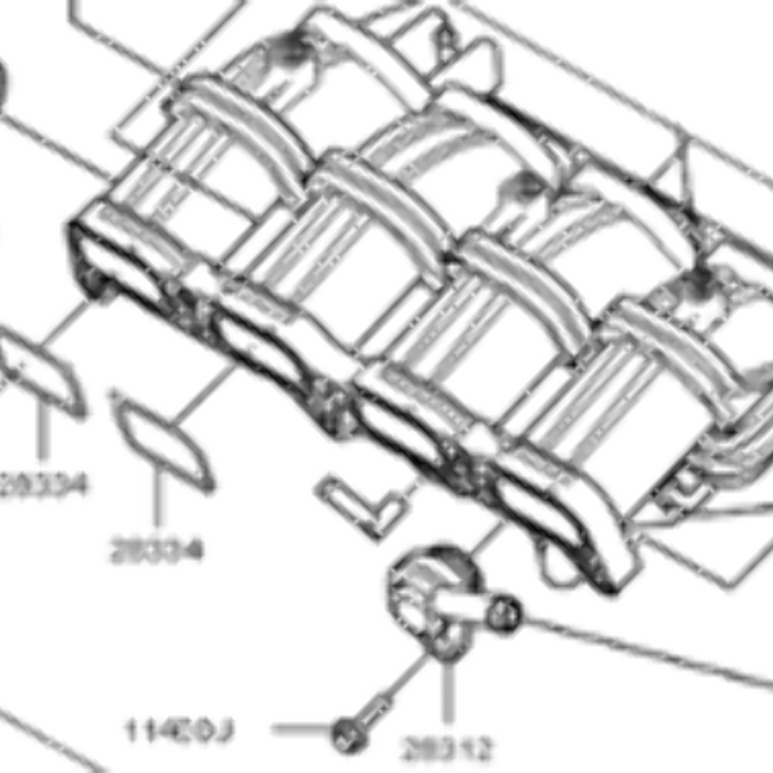 New Genuine Kia Sonata Engine Intake Manifold Assembly OE 283102G900