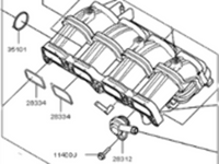 New Genuine Kia Sonata Engine Intake Manifold Assembly OE 283102G900