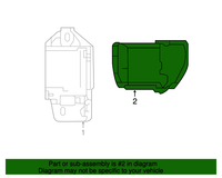 New Genuine Nissan Guard-Splash 284G9EZ20B / 284G9-EZ20B OEM